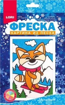 Lori Картина из песка №1 Резвый лыжник Пз/ф-036