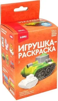 Lori 3D Art. Игрушка-раскраска Танк Ир-036