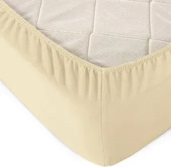 Alleri Трикотажная на резинке 70x200x20см (бежевый)