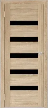 Юни Бона 03 (ч) 80x200 (дуб сонома/черное белое)