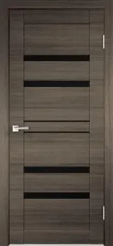 Velldoris Linea 6 80x200 (дуб серый поперечный, лакобель черный)
