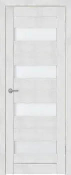 Юркас Texstyle TS2 ДО 80x200 (лорэт белый/стекло мателюкс матовое)