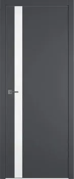 Юркас Urban 1 SV 80x200 (onyx/стекло lacobel белый лак/кромка silver edge)