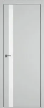 Юркас Urban 1 SV 60x200 (steel/стекло lacobel белый лак/кромка silver edge)