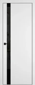 Юркас Urban 1 SV 90x200 (ice/стекло lacobel белый лак/кромка black edge)