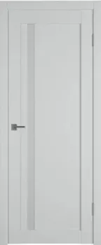 Юркас Emalex E34 ДО 80x200 (steel/стекло белое матовое)