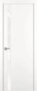 Юркас Art Lite H2 Д0 90x200 (белая эмаль/стекло lacobel белый лак)