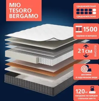 Mio Tesoro Bergamo 80x200 (джерси трикотаж)