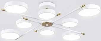 Ambrella light FL516338/8 WH/CP (белый/медь)
