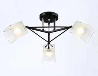 Ambrella light TR303072/3 BK/CH/FR (черный/хром/белый матовый)