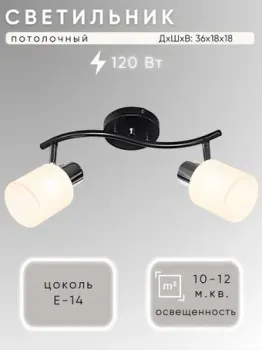 Aitin Pro НПБ 02-2x60-102 52160/2B (черный/хром)