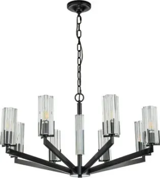 Belfast Malone 6035-8 BL CL (черный/стекло)