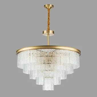 Belfast Harland 6308-8 BR CL (латунь/стекло)