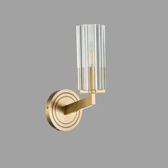 Belfast Malone 6035-1 BR CL (латунь/стекло)