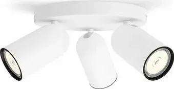 Philips Pongee Plate/Spiral White 3xNW 230V 915005531101