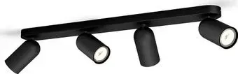 Philips Pongee Bar/Tube Black 4xNW 230V 915005531601