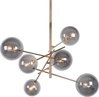 AksHome Bubble 6xG9 (дымчатый)
