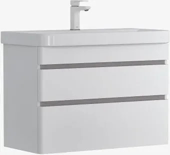 EQUIL Тумба с умывальником Soldi 80.2Y 9595 (подвесная)