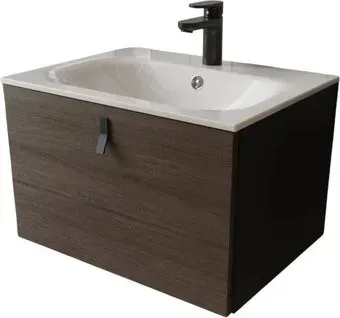 TERMINUS Тумба с умывальником Контур 60x38x45 с 1 ящиком KON10601200001O (венге/графит)