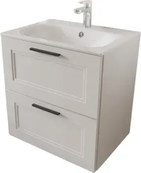 TERMINUS Тумба с умывальником Классик 60x62x45 с 2 ящиками CLA10601910301O (белый)
