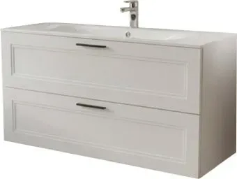 TERMINUS Тумба с умывальником Классик 120x62x45 с 2 ящиками CLA106201900301O (белый)