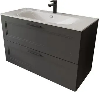 TERMINUS Тумба с умывальником Классик 100x62x45 с 2 ящиками CLA101002701601O (графит)