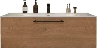TERMINUS Тумба с умывальником Вента 120x38x45 с 1 ящиком VEN101201300001O (шпон дуб)