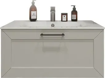 TERMINUS Тумба с умывальником Виктория 80x38x45 с 1 ящиком VIC10801900301O (белый)