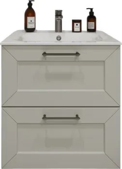 TERMINUS Тумба с умывальником Виктория 60x62x45 с 2 ящиками VIC10602900301O (белый)