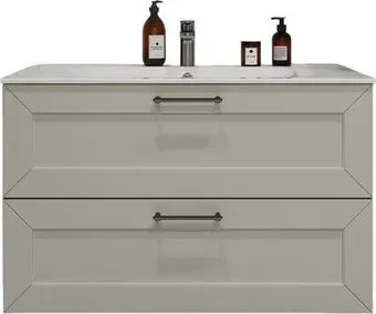 TERMINUS Тумба с умывальником Виктория 100x62x45 с 2 ящиками VIC101002900301O (белый)