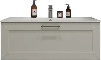 TERMINUS Тумба с умывальником Виктория 100x38x45 с 1 ящиком VIC101001900301O (белый)