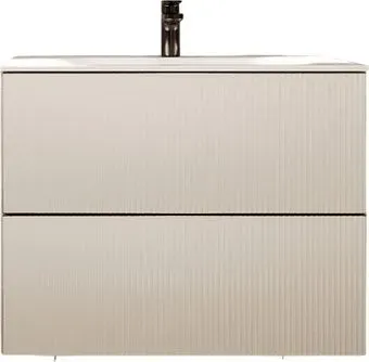 TERMINUS Тумба с умывальником Евромикс 80x62x45 с 2 ящиками EUR10802900101OSL (айвори)
