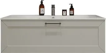 TERMINUS Тумба с умывальником Виктория 120x38x45 с 1 ящиком VIC101201900301O (белый)