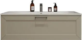 TERMINUS Тумба с умывальником Виктория 120x38x45 с 1 ящиком VIC101201900101O (айвори)