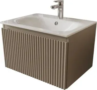 TERMINUS Тумба с умывальником Сицилия 60x38x45 с 1 ящиком SIC10601200501O (капучино)