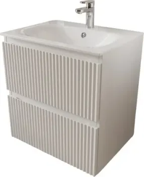 TERMINUS Тумба с умывальником Сицилия 60x62x45 с 2 ящиками SIC10602900301O (белый)