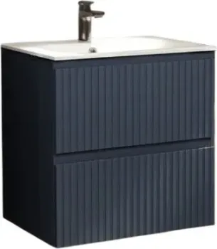 TERMINUS Тумба с умывальником Ватикан 60x62x45 с 2 ящиками VAT10602703101O (серый шелк)