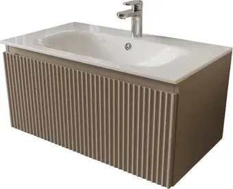 TERMINUS Тумба с умывальником Сицилия 80x38x45 с 1 ящиком SIC10801200501O (капучино)