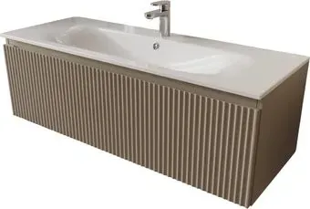 TERMINUS Тумба с умывальником Сицилия 120x38x45 с 1 ящиком SIC101201200501O (капучино)