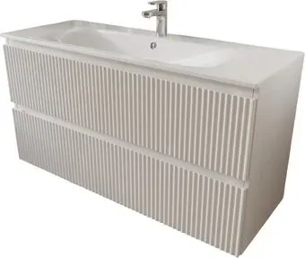 TERMINUS Тумба с умывальником Сицилия 120x62x45 с 2 ящиками SIC101202900301O (белый)