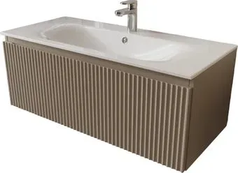 TERMINUS Тумба с умывальником Сицилия 100x38x45 с 1 ящиком SIC101001200501O (капучино)