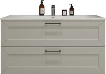 TERMINUS Тумба с умывальником Виктория 120x62x45 с 2 ящиками VIC101202900301O (белый)