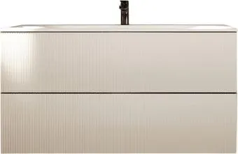 TERMINUS Тумба с умывальником Евромикс 100x62x45 с 2 ящиками EUR101002900101OSL (айвори)