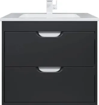 Uperwood Тумба с умывальником Modul 65 см (матовый черный)