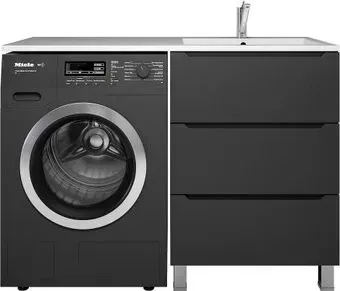 Uperwood Тумба под умывальник Tanos 58х47.5х76.5 см 3 ящика (черный)