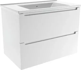 ЗОВ Тумба с умывальником Дион 100 D100LWP0M9003MKV5-NVS100 (белый матовый)