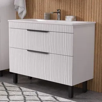 Volna Тумба с умывальником Lotty 100.2Y Pulsus + Pulsus 100 (напольная)