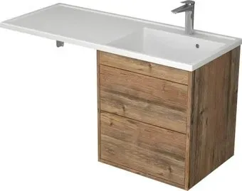 Veneciana Тумба с умывальником Nera 55 с 2-мя ящиками + Paola Magenta 1200 R (пихта)