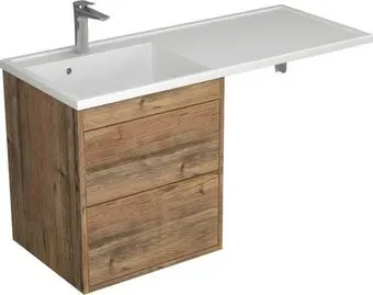 Veneciana Тумба с умывальником Nera 55 с 2-мя ящиками + Paola Magenta 1200 L (пихта)