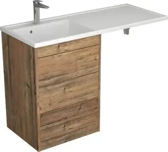 Veneciana Тумба с умывальником Nera 55 с 3-мя ящиками + Paola Magenta 1200 L (пихта)
